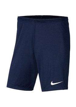 Spodenki dla dzieci Nike Dry Park III NB K granatowe BV6865 410 ze sklepu Decathlon w kategorii Spodenki męskie - zdjęcie 176184111