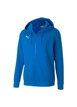 Bluza męska Puma teamGOAL 23 Casuals Hooded Jacket niebieska ze sklepu Decathlon w kategorii Bluzy męskie - zdjęcie 176192610