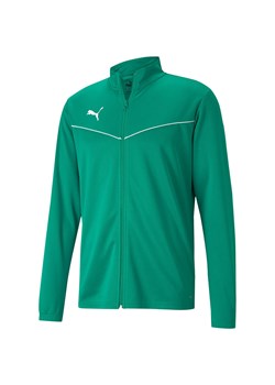 Bluza męska Puma teamRISE Training Poly Jacket zielona ze sklepu Decathlon w kategorii Bluzy męskie - zdjęcie 176195724