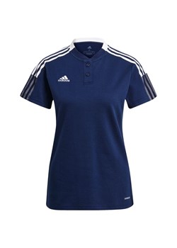 Koszulka polo piłkarska damska adidas Tiro 21 Polo W ze sklepu Decathlon w kategorii Stroje piłkarskie - zdjęcie 176197922