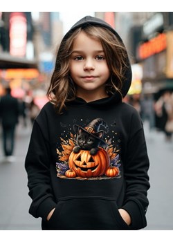 Bluza dziecięca z dyniami - dziewczynka/chłopiec kotdynia16 ze sklepu Time For Fashion w kategorii Bluzy dziewczęce - zdjęcie 176238290