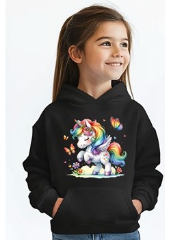 Bluza z unicornem dla dziewczynki ze sklepu Time For Fashion w kategorii Bluzy dziewczęce - zdjęcie 176238303