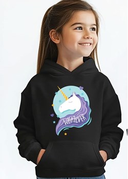 Bluza z unicornem dla dziewczynki ze sklepu Time For Fashion w kategorii Bluzy dziewczęce - zdjęcie 176238311