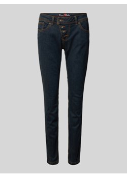 Jeansy o kroju skinny fit z 5 kieszeniami model ‘Malibu’ ze sklepu Peek&Cloppenburg  w kategorii Jeansy damskie - zdjęcie 176243213