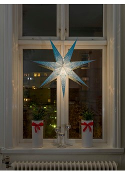 Konstsmide Dekoracyjna lampa w kolorze biało-niebieskim - wys. 78 cm ze sklepu Limango Polska w kategorii Oświetlenie - zdjęcie 176251123