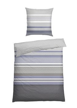 Schiesser Komplet pościeli flanelowej "Pino" w kolorze szarym ze sklepu Limango Polska w kategorii Pościele - zdjęcie 176256724