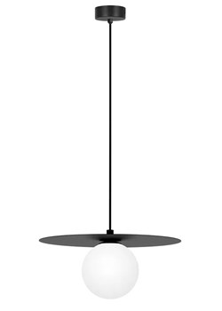Czarna lampa wisząca kapelusz nad stół - A680 C7-T64 ze sklepu Edinos.pl w kategorii Lampy wiszące - zdjęcie 176263530