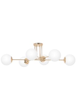 Sześciopunktowa złota lampa sufitowa glamour F8-W84 ze sklepu Edinos.pl w kategorii Lampy sufitowe - zdjęcie 176264120