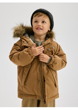 Reserved - Kurtka parka z kapturem - brązowy ze sklepu Reserved w kategorii Kurtki chłopięce - zdjęcie 176264872