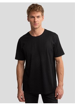 Koszulka męska oversize z nadrukiem czarna Wernet 906 ze sklepu Big Star w kategorii T-shirty męskie - zdjęcie 176275843