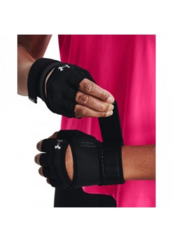 Damskie rękawiczki treningowe Under Armour W's Weightlifting Gloves - czarne ze sklepu Sportstylestory.com w kategorii Rękawiczki damskie - zdjęcie 176280384