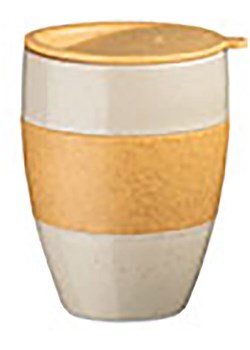 koziol Kubek termiczny &quot;Aroma To Go&quot; w kolorze kremowo-jasnobrązowym - 400 ml ze sklepu Limango Polska w kategorii Kubki termiczne - zdjęcie 176284963