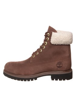 Timberland Skórzane botki &quot;6 Prem&quot; w kolorze brązowym ze sklepu Limango Polska w kategorii Buty zimowe męskie - zdjęcie 176285120