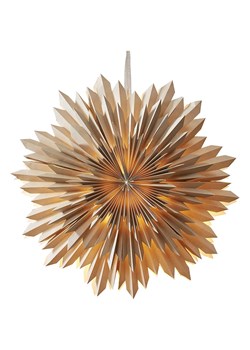 STAR Trading Gwiazda papierowa &quot;Ice&quot; w kolorze beżowym - Ø 50 cm ze sklepu Limango Polska w kategorii Dekoracje bożonarodzeniowe - zdjęcie 176285383