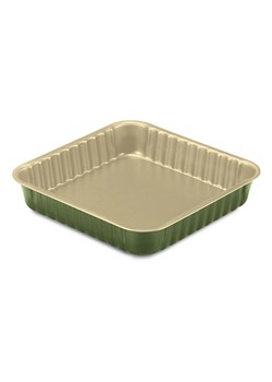 Guardini Kwadratowa forma w kolorze beżowo-zielonym do ciasta - 24 x 24 x 4,5 cm ze sklepu Limango Polska w kategorii Akcesoria do pieczenia - zdjęcie 176285541
