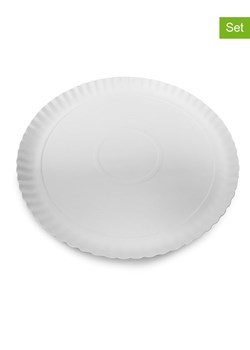 Guardini Papierowe talerze (3 szt.) w kolorze białym do ciasta - Ø 31 cm ze sklepu Limango Polska w kategorii Tace - zdjęcie 176285551