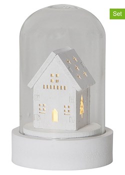 STAR Trading Figurki dekoracyjne LED (3 szt.) &quot;Kupol&quot; w kolorze białym - 5,5 x 8,5 cm ze sklepu Limango Polska w kategorii Dekoracje - zdjęcie 176285734