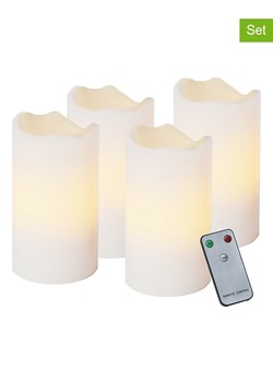 Best Season Świece LED (4 szt.) w kolorze białym - wys. 10 x Ø 5 cm ze sklepu Limango Polska w kategorii Świece i dyfuzory - zdjęcie 176285743