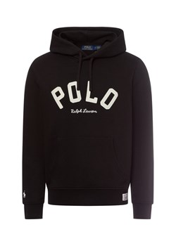 Polo Ralph Lauren Męski sweter z kapturem Mężczyźni czarny jednolity ze sklepu vangraaf w kategorii Bluzy męskie - zdjęcie 176286521