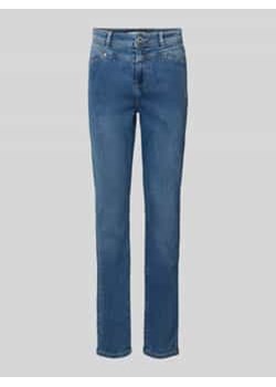 Spodnie jeansowe o kroju slim fit ze szlufkami na pasek ze sklepu Peek&Cloppenburg  w kategorii Jeansy damskie - zdjęcie 176288574