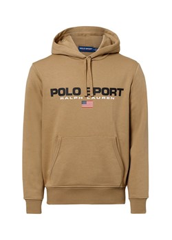 Polo Sport Męski sweter z kapturem Mężczyźni wielbłądzi jednolity ze sklepu vangraaf w kategorii Bluzy męskie - zdjęcie 176289511