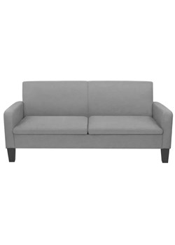 Jasnoszara 3 osobowa sofa do salonu C4-N17 ze sklepu Edinos.pl w kategorii Sofy i kanapy - zdjęcie 176290182