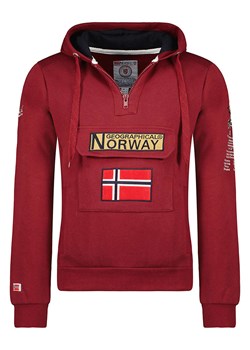 Geographical Norway Bluza &quot;Gymclass&quot; w kolorze bordowym ze sklepu Limango Polska w kategorii Bluzy męskie - zdjęcie 176290532