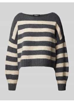Sweter z dzianiny z obniżonymi ramionami model ‘AYA LIFE’ ze sklepu Peek&Cloppenburg  w kategorii Swetry damskie - zdjęcie 176295390