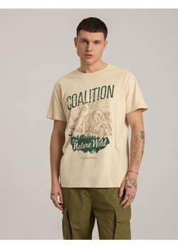 Koszulka CLTN 0424 AU Beż S ze sklepu Diverse w kategorii T-shirty męskie - zdjęcie 176297514