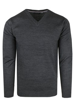 Męski Sweter w Serek (V-neck) - Brave Soul - Grafitowy SWBRSAW24CELESTdkcharcoal ze sklepu JegoSzafa.pl w kategorii Swetry męskie - zdjęcie 176298410