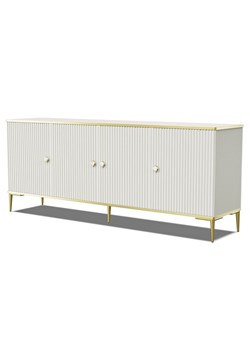 Lamelowa komoda cashmere - Olbia 3X ze sklepu Edinos.pl w kategorii Komody - zdjęcie 176301864