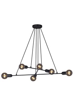 Czarna lampa wisząca 6-punktowa loftowa - 4X A728 G1-S10 ze sklepu Edinos.pl w kategorii Lampy wiszące - zdjęcie 176302131
