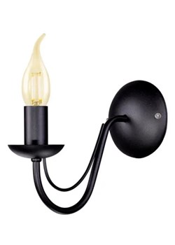 Czarna świecznikowa lampa ścienna - 2X A757 S5-D08 ze sklepu Edinos.pl w kategorii Lampy ścienne - zdjęcie 176308932