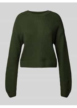 Sweter z dzianiny z okrągłym dekoltem model ‘MAYSA’ ze sklepu Peek&Cloppenburg  w kategorii Swetry damskie - zdjęcie 176310661
