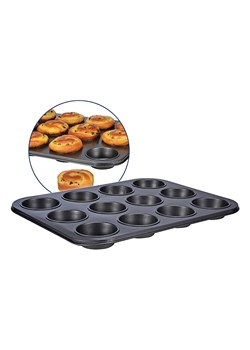 Chefware Forma w kolorze czarnym do muffinek - 36 x 28 cm ze sklepu Limango Polska w kategorii Akcesoria do pieczenia - zdjęcie 176315583