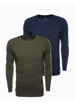 Zestaw longsleeve męski z długim rękawem 2-pak - mix V7 Z43 ze sklepu ombre w kategorii T-shirty męskie - zdjęcie 176316091