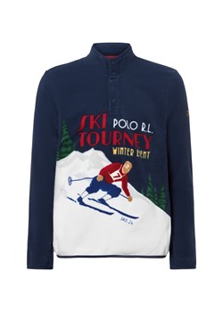 Polo Ralph Lauren Męska bluza polarowa Mężczyźni granatowy jednolity ze sklepu vangraaf w kategorii Bluzy męskie - zdjęcie 176316383