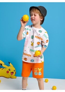 Sinsay - Komplet: koszulka i szorty Pokémon - pomarańczowy ze sklepu Sinsay w kategorii Komplety chłopięce - zdjęcie 176320084