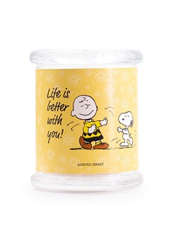 Peanuts Świeca zapachowa &quot;Life is better with you&quot; - 250 g ze sklepu Limango Polska w kategorii Świece i dyfuzory - zdjęcie 176323840