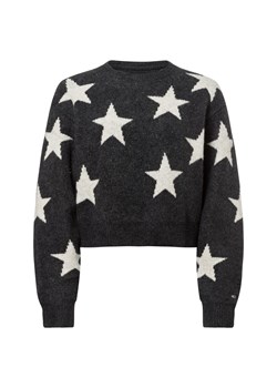 Tommy Jeans Sweter damski z dzianiny Kobiety antracytowy wzorzysty ze sklepu vangraaf w kategorii Swetry damskie - zdjęcie 176327662