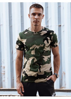 T-shirt męski moro khaki Dstreet RX5599 ze sklepu DSTREET.PL w kategorii T-shirty męskie - zdjęcie 176328453