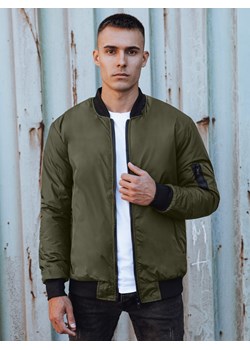 Kurtka męska bomber jacket zielona Dstreet TX4932 ze sklepu DSTREET.PL w kategorii Kurtki męskie - zdjęcie 176329901