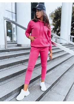 Komplet dresowy DRESSLILY damski różowy Dstreet AY0797 ze sklepu DSTREET.PL w kategorii Dresy damskie - zdjęcie 176331743