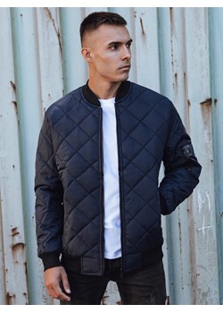 Kurtka męska pikowana bomber jacket granatowa TX4849 ze sklepu DSTREET.PL w kategorii Kurtki męskie - zdjęcie 176333962