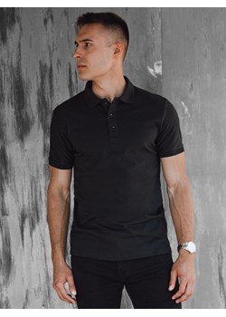 Koszulka męska polo czarna Dstreet PX0604 ze sklepu DSTREET.PL w kategorii T-shirty męskie - zdjęcie 176334180