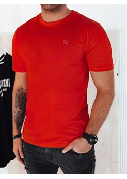 Koszulka męska z nadrukiem pomarańczowa Dstreet RX5470 ze sklepu DSTREET.PL w kategorii T-shirty męskie - zdjęcie 176334974