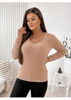 sweter zora latte one size ze sklepu UBRA w kategorii Swetry damskie - zdjęcie 176341893