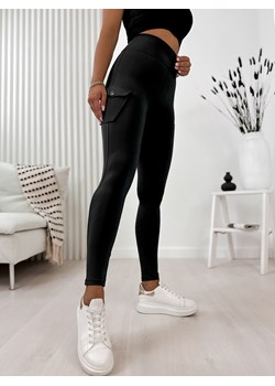 legginsy loja czarne s/36 ze sklepu UBRA w kategorii Spodnie damskie - zdjęcie 176341930