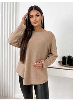 sweter scylla karmelowy one size ze sklepu UBRA w kategorii Swetry damskie - zdjęcie 176344183