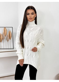 sweter snover ecru one size ze sklepu UBRA w kategorii Swetry damskie - zdjęcie 176344364